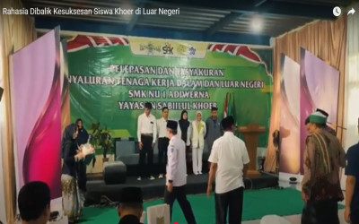 Pelepasan alumni SMK NU 1 Adiwerna Program magang ke Jepang